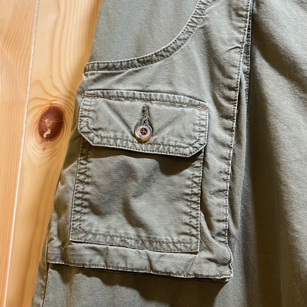 Cabelas army green pants /zip off shorts men’s - Picture 2 of 10